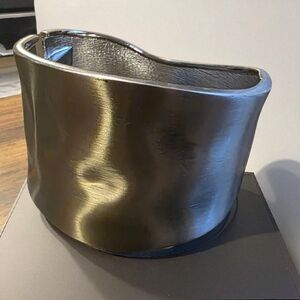 Silver Metallic Cuff Bracelet